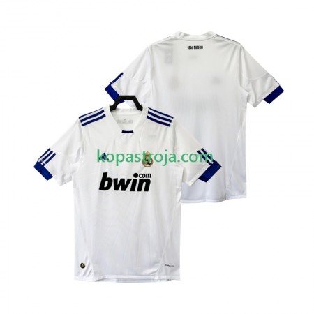 Billiga Fotbollströjor Real Madrid 2010 2011 Retro Hemma tröja Kortärmad